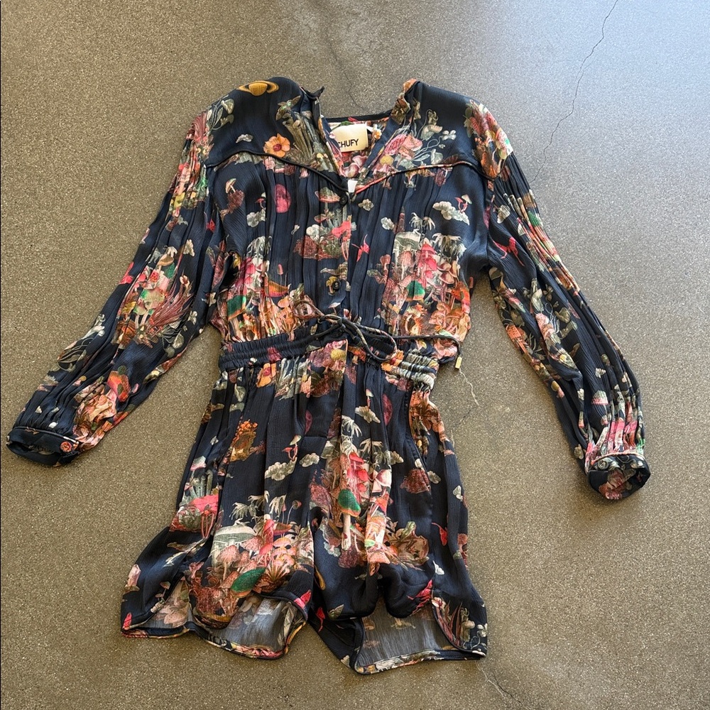 CHUFY ROMPER MUSHROOM PRINT XS